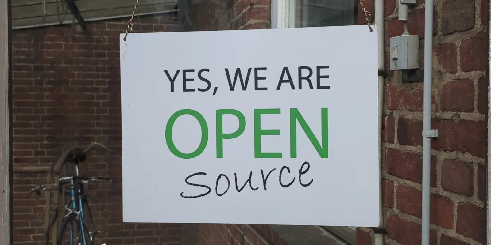 Yes, we are open source