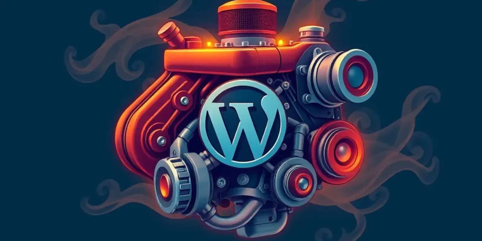 A WordPress-Logo on en engine