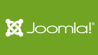 Joomla logo white on green