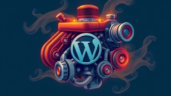 A WordPress-Logo on en engine